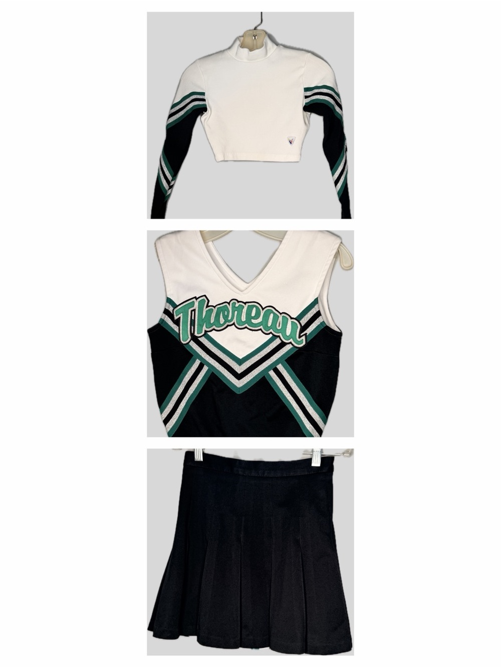 Vintage Varsity Spirit Fashions 3 Piece Cheer Uniform